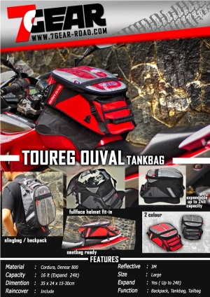New Tankbag Toureg Ouval 7Gear 2016