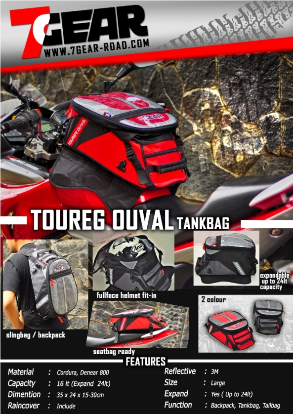 New Tankbag Toureg Ouval 2016 7Gear